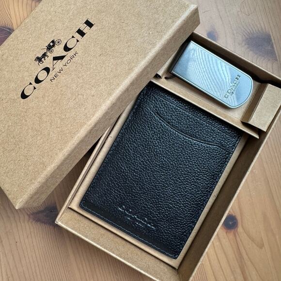 ❤️ Coach Boxed 3 In 1 Card Case Gift Set - Picture 4 of 10